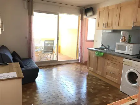 Appartement T2 Cabine 6 pers en bord de mer, parking privé, proche commerces et plage - Leucate - Photo 1