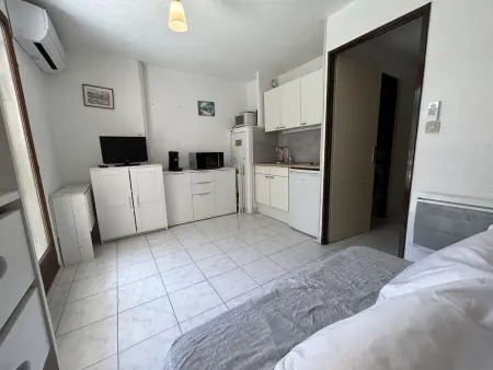 Studio cabine à Sète avec piscine, terrasse, parking privé, à 1km de la plage - Photo 8
