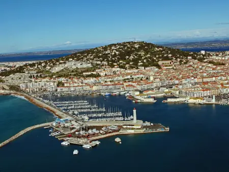 Studio cabine à Sète avec piscine, terrasse, parking privé, à 1km de la plage - Photo 21
