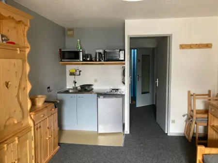Studio cabine au pied des pistes, Appartement 4 personnes à Le Pleynet - Photo 1