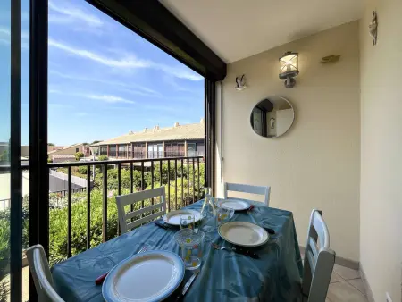 Studio Cabine Avec Piscine & Parking - Gruissan, Appartement 4 personnes à Gruissan - Photo 9