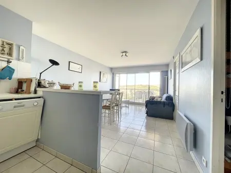 Appartement 1 Chambre + Cabine avec Vue sur Mer & Dunes, 3ème Étage avec Ascenseur - Photo 2