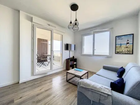 Appartement face mer pour 4 pers, déco soignée, balcon, garage, animaux acceptés - Photo 2