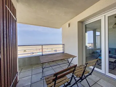 Appartement face mer pour 4 pers, déco soignée, balcon, garage, animaux acceptés - Photo 11