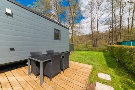 Le Baroudeur, Mobil-home spacieux avec terrasse à Erezée - Photo 4