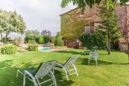 Can Guilella, Manoir à Montmajor avec Piscine et Forêt - Photo 18