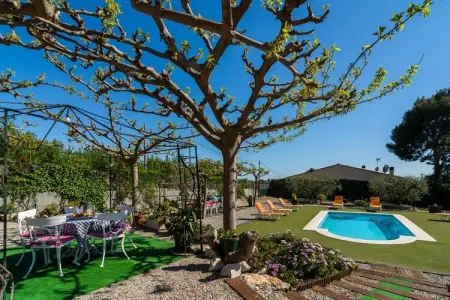 La Masia de Cal Badia, Luxueuse demeure en Catalogne avec jardin et vue panoramique - Photo 24