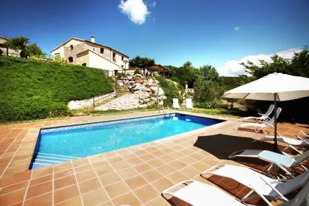 Cal Grapissó, Manoir à La Llacuna avec piscine et vue - Photo 6