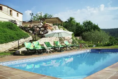 Cal Grapissó, Manoir à La Llacuna avec piscine et vue - Photo 15