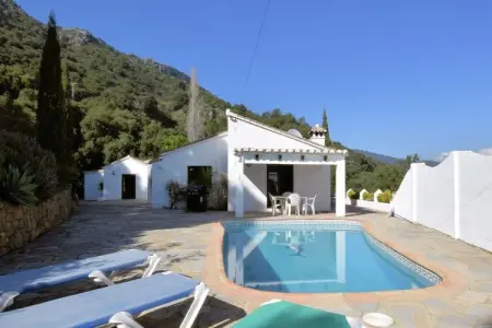 Las Cerezas, Villa ensoleillée à Casares avec piscine - Photo 9