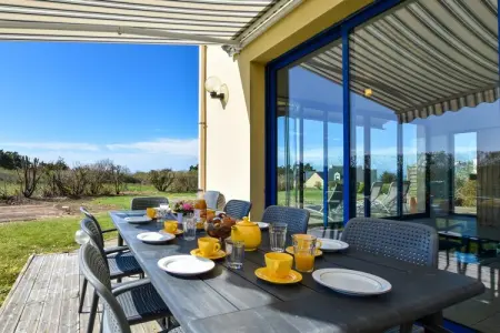 Villa Goéland, Villa en bord de mer avec piscine à Moëlan - Photo 20