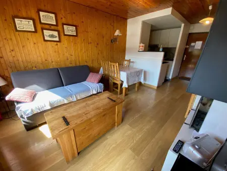 2 Pièces au Centre avec Cuisine Equipée et Balcon – La Clusaz - Photo 1