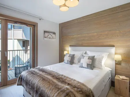 Luxueux appartement 3 chambres à Megève avec piscine et salle de sport - Photo 5
