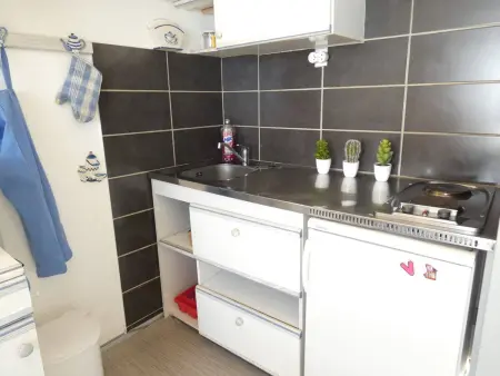 Studio cabine 6 pers. avec balcon, exposé sud, Club Engaly II - Photo 6
