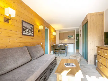 Appartement cosy 2 pièces, 5 pers, balcon, La Plagne - Photo 5