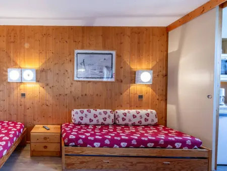 Studio 22m² 3 pers, animaux admis, ski-in/ski-out - Photo 2