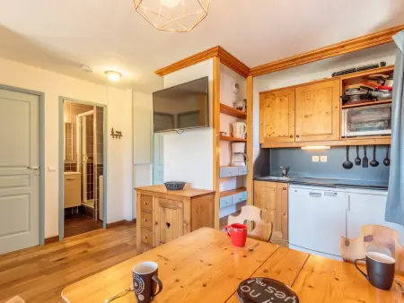 Appartement cosy 4 pers avec balcon, départ skis aux pieds, ascenseur, La Plagne-Tarentaise - Photo 5