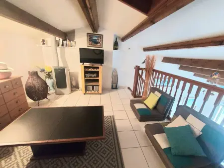 Appartement 2 pièces mezzanine climatisé avec piscine et parking privé à Marseillan - Photo 4