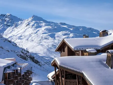 Appartement moderne à Val Thorens - 4 pers - 1 chambre, 1 cabine, skis aux pieds, balcon - Photo 9