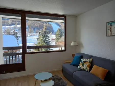 Studio au pied des pistes, balcon sud, parking, Appartement 4 personnes à La Salle les Alpes - Photo 1