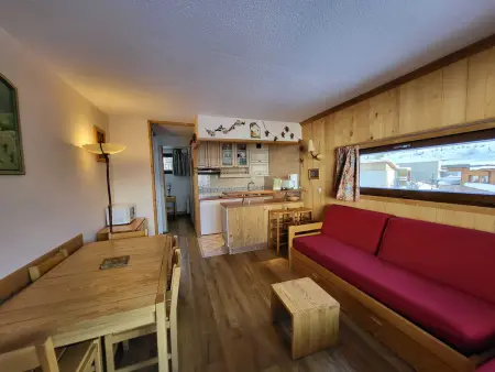 T2 sud 500m pistes, balcon, Wifi, 5 pers, Appartement 5 personnes à Tignes - Photo 2