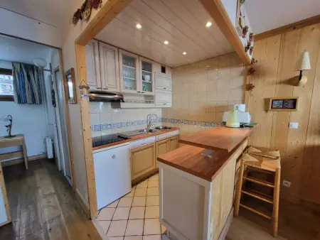 T2 sud 500m pistes, balcon, Wifi, 5 pers, Appartement 5 personnes à Tignes - Photo 3