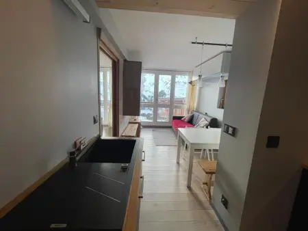 Appartement rénové au centre Les Arcs 2000 avec balcon - Photo 1