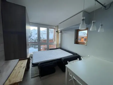 Appartement rénové au centre Les Arcs 2000 avec balcon - Photo 3