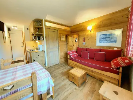 Studio-cabine rénové, balcon sud, pieds des pistes, 4 pers, Plagne Villages - Photo 3