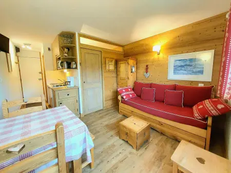 Studio-cabine rénové, balcon sud, pieds des pistes, 4 pers, Plagne Villages - Photo 4