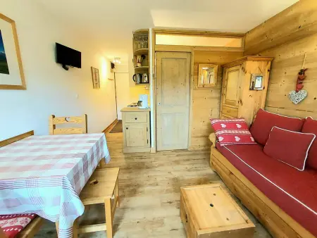 Studio-cabine rénové, balcon sud, pieds des pistes, 4 pers, Plagne Villages - Photo 5