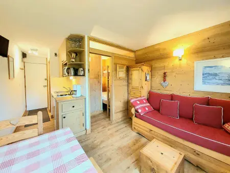 Studio-cabine rénové, balcon sud, pieds des pistes, 4 pers, Plagne Villages - Photo 7