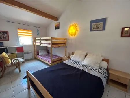 Maison 3 pièces mezzanine, 7 couchages, piscine, proche plage à Saint Pierre la Mer - Photo 14