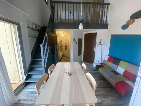 Studio Cabine Mezzanine Rénové pour 4 Pers. avec Terrasse et Parking Privé - Animaux Admis - Photo 6