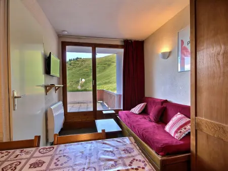 Appartement au pied des pistes avec terrasse, Appartement 4 personnes à Plagne Soleil - Photo 1