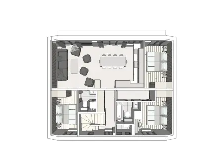 Duplex rénové 2020, 4 chambres, balcon, parking à La Clusaz - Photo 11