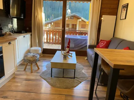 Moderne appartement avec grande terrasse exposée sud, parking, TV et internet - 4 personnes - Photo 9