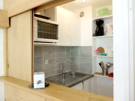 Studio Cabine 4 Pers. Ski aux Pieds Balcon Sud Animaux Ok - Photo 5