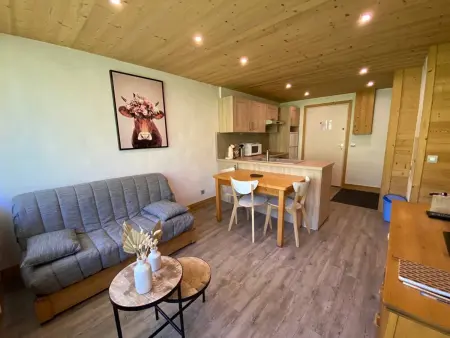 Charmant appart 4 pers. avec chambre indép., terrasse, Wi-Fi, parking, skis, proche Crest-Voland - Photo 8