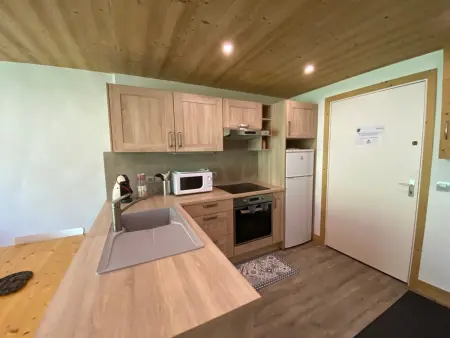 Charmant appart 4 pers. avec chambre indép., terrasse, Wi-Fi, parking, skis, proche Crest-Voland - Photo 13
