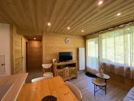 Charmant appart 4 pers. avec chambre indép., terrasse, Wi-Fi, parking, skis, proche Crest-Voland - Photo 15