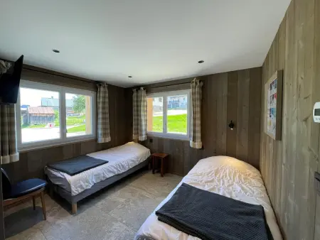 Appartement rénové, 6 pers, 2 ch + coin montagne, centre Crest-Voland, parking, skiroom, WIFI - Photo 6