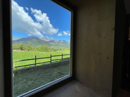 Appartement rénové, 6 pers, 2 ch + coin montagne, centre Crest-Voland, parking, skiroom, WIFI - Photo 9