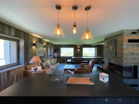 Duplex 11 pers. au centre de Crest-Voland, cheminée, ski-room, wifi, non fumeurs - Photo 3