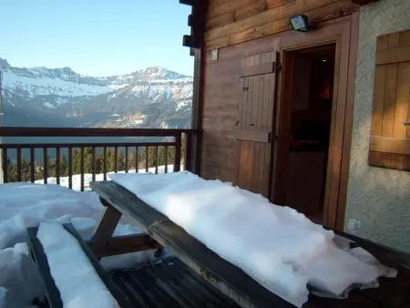 Chalet 8 pers. à 350m des pistes, 4 ch., WiFi, garage, poêle à bois, ensoleillé, Crest-Voland - Photo 8