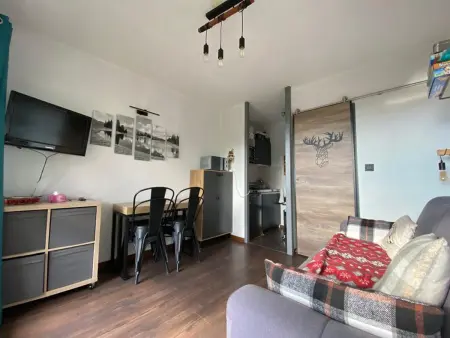 Studio 4 pers., proche pistes (80m) & centre village (200m), bien équipé, animaux acceptés - Photo 2