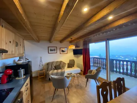 Appartement pour 4 pers. terrasse, proche centre et pistes, parking garage - Photo 1