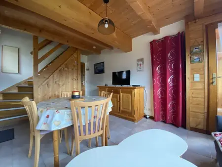 Duplex cosy 4 pers à Crest-Voland, proche pistes, parking, wifi - Photo 4
