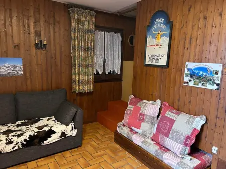 Studio cosy 4 pers. avec kitchenette équipée, parking, casier à skis, à 200m des pistes! - Photo 2