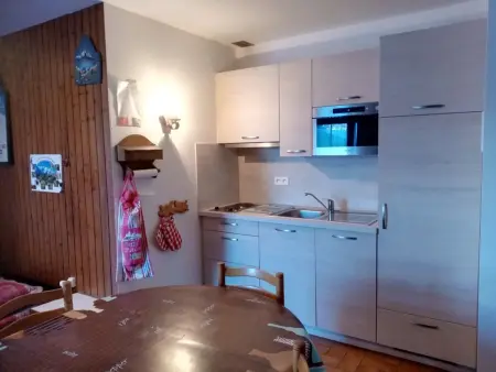 Studio cosy 4 pers. avec kitchenette équipée, parking, casier à skis, à 200m des pistes! - Photo 4